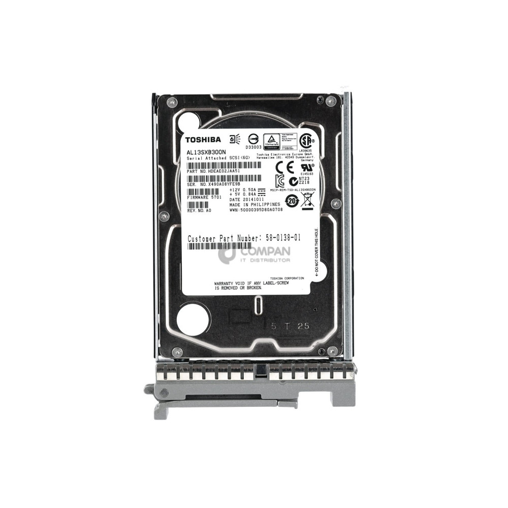 UCS-HDD300GI2F105 CISCO HDD 300GB 15K SAS 6G 2.5" SFF